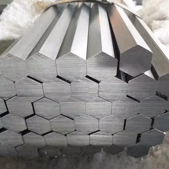 Tige métallique en acier inoxydable 304 316L, barre hexagonale en acier inoxydable